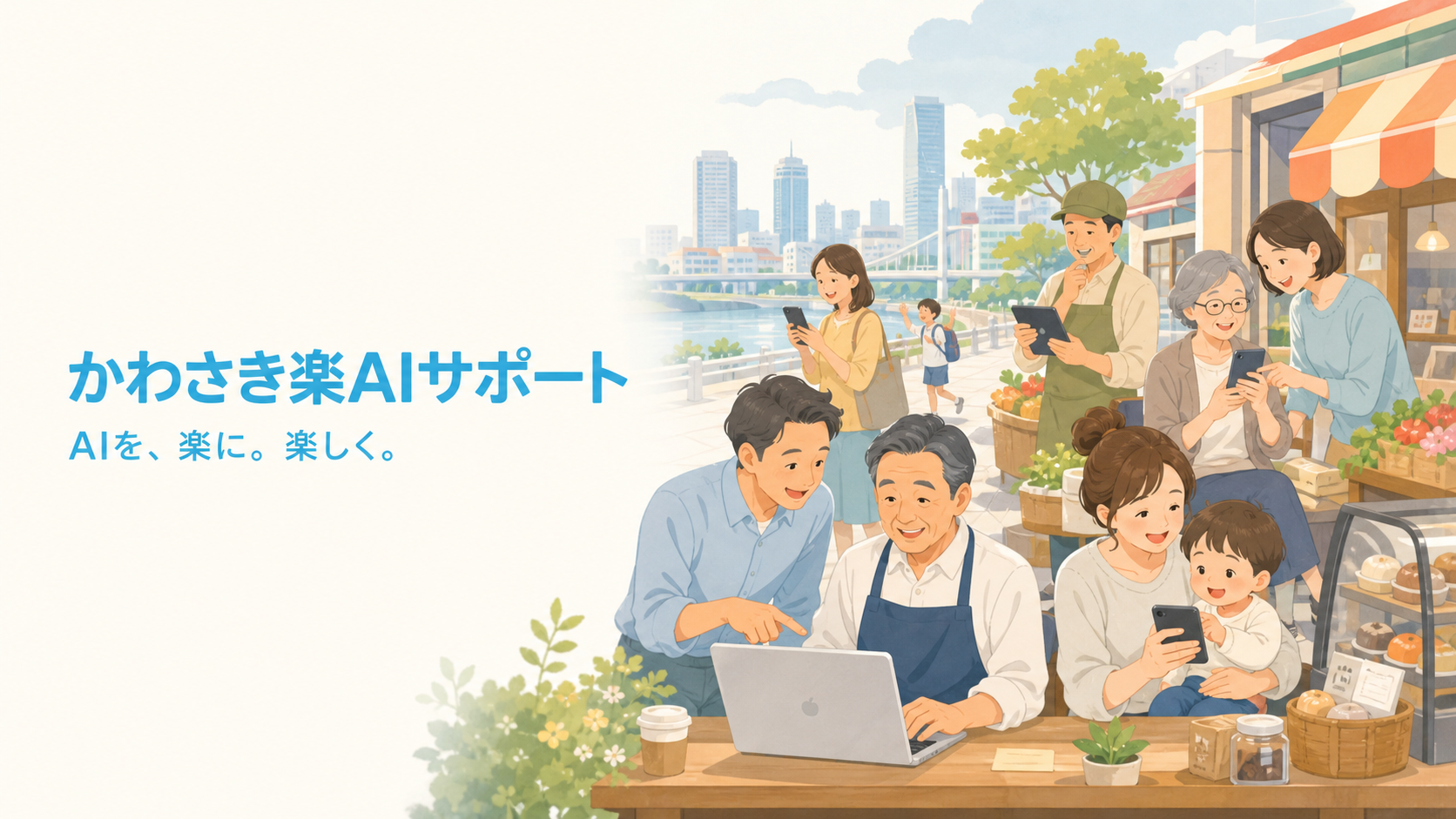 はじめまして、かわさき楽AIサポートです｜川崎で「AIの整理役」をしています
