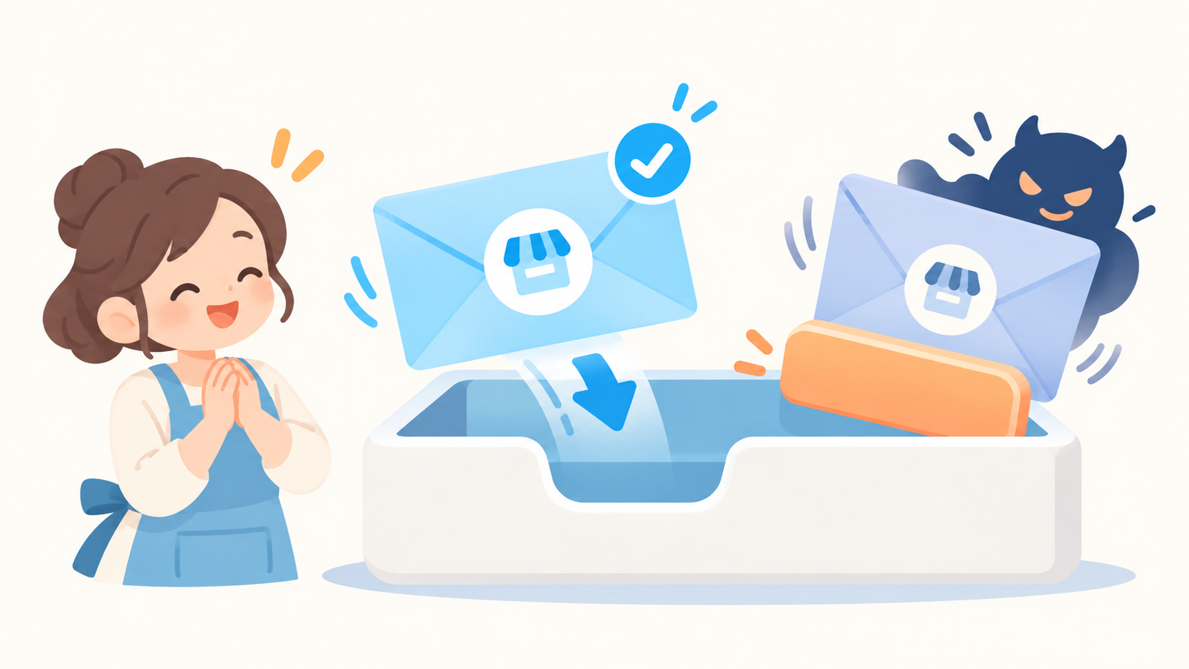お店の名前をかたった偽メールを防ぐ。SPF・DMARC・DKIMを店主さん向けに｜無料チェックで設定の有無が分かります