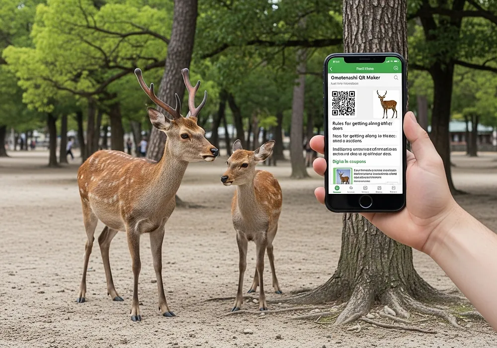 インバウンド観光地・奈良公園の新しいマナー啓発──鹿と共に暮らす多言語QRコード案内