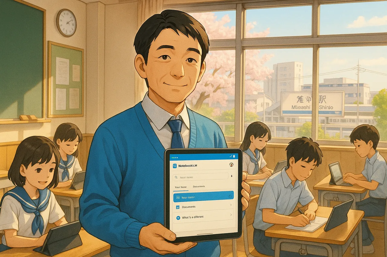 武蔵新城の個人塾、AIで奇跡のV字回復！Google NotebookLMで授業準備70%削減、年収180万の経営難から脱却した塾長の感動物語。学習塾DXの成功事例。